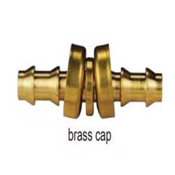 2961212CBC Push-On Hose Mender Brass Cap Option