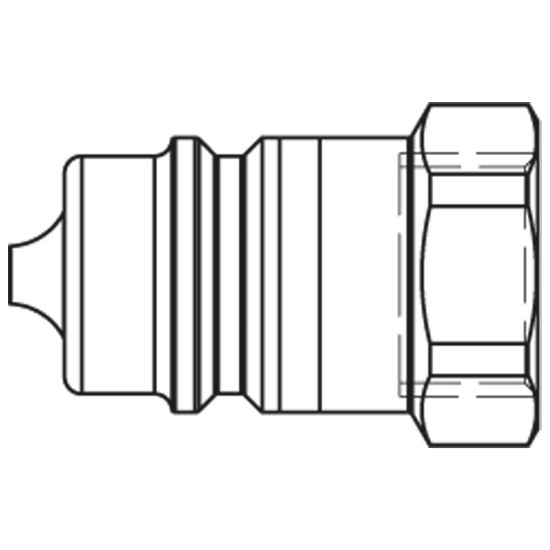 Picture of Hydraulic Quick Coupling - ISO A Profile - 5500 Series - 5521