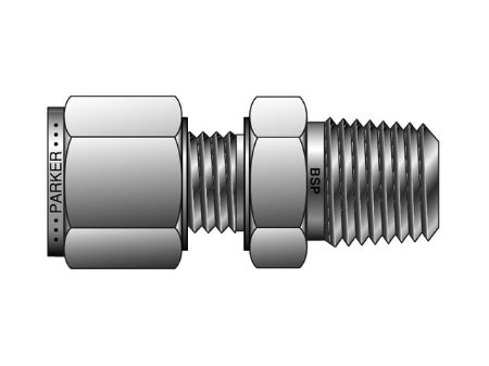 Picture for category CPI Metric Tube BSPT Male Connector - FBZ